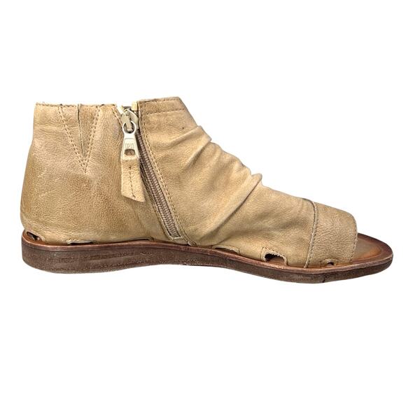 Miz Mooz Women’s Finley Tan Leather Gladiator Sandals Size 38 US 6.5 - Picture 4 of 11